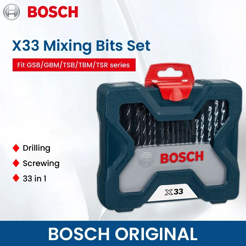 Power Tools Professional - ชุดดอกสว่านและดอกไขควง Bosch X33 แบบมืออาชีพ 33 ชิ้น