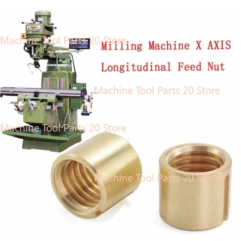 Power X Tools And Machinery - 2pcs คุณภาพสูงเครื่องกัดแกน X ยาว FEED NUT