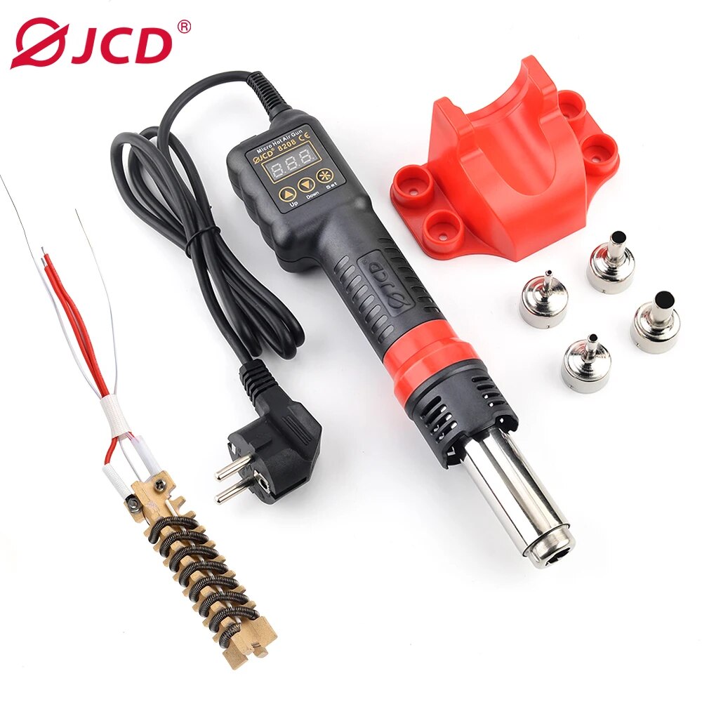 Heat Gun Variable - Jcd ปืนลมร้อนขนาดเล็ก8208 750วัตต์ SOLDER Las งานทำใหม่สถานี