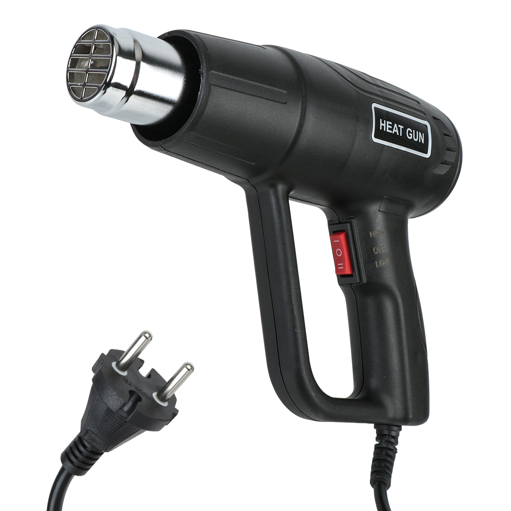 Heat Gun Variable - เครื่องเป่าลมร้อนสำหรับงานบัดกรี 60-600 ℃ ปืนเป่าลมร้อน 2000 วัตต์