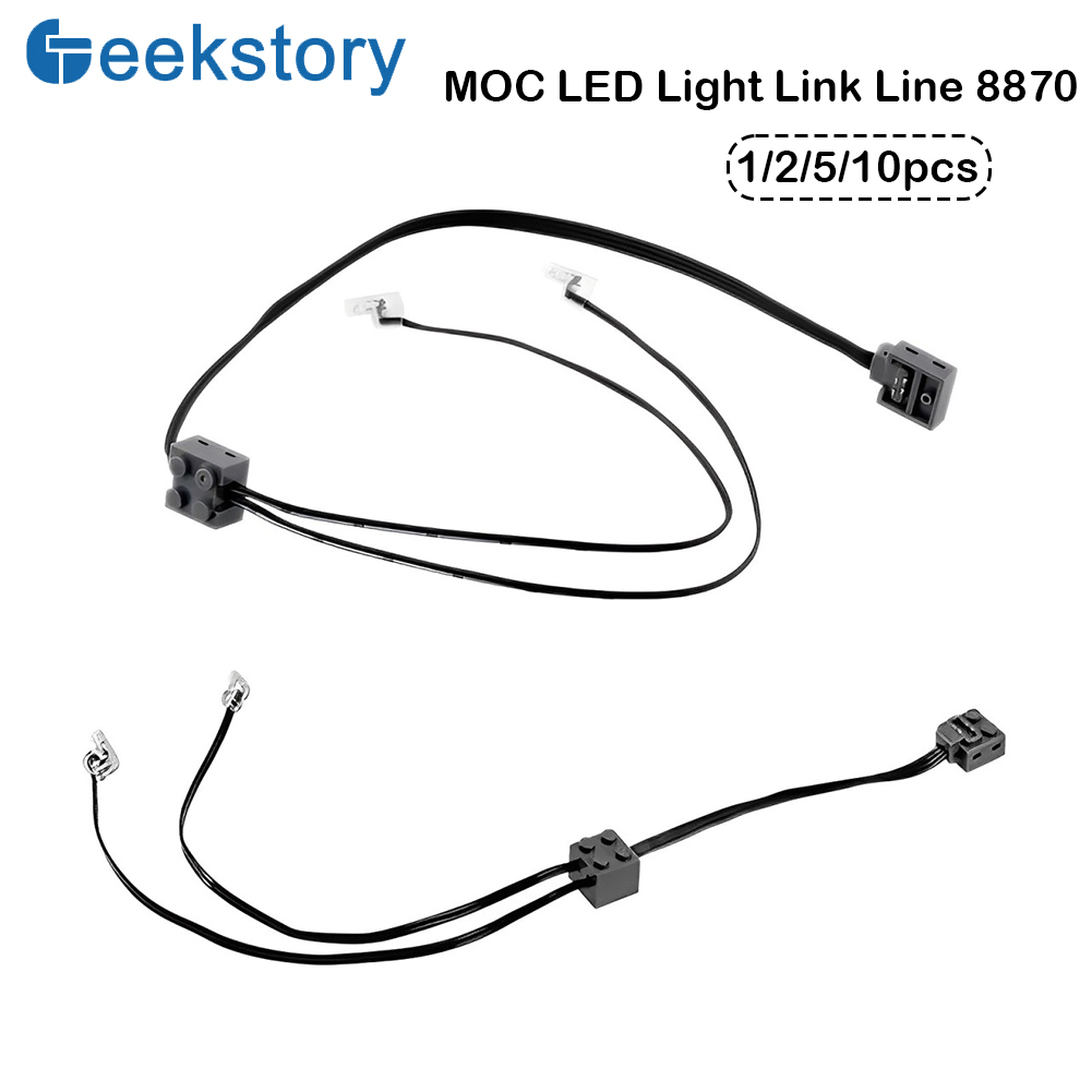 Power Tools Lego - 1/2/5/10Pcs ฟังก์ชั่น LED Light Link สาย