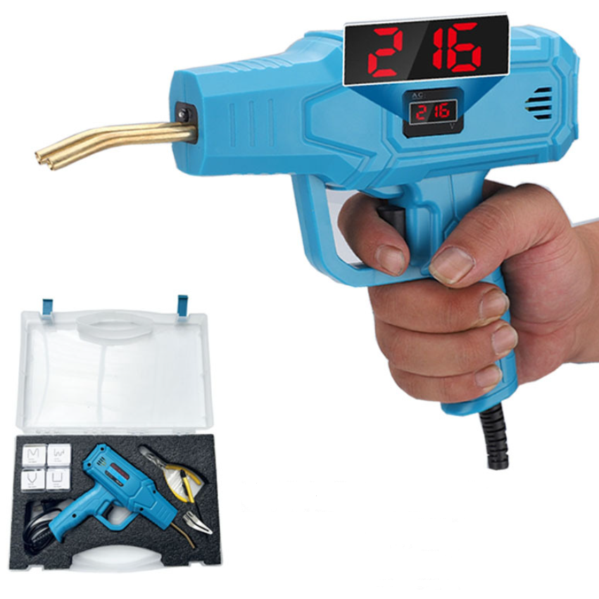 Heat Gun Variable - ปืนลมร้อนอุตสาหกรรมแบบมืออาชีพ ปรับอุณหภูมิได้ พร้อมหน้าจอ LCD และหัวฉีด สำหรับงานหดฟิล์มและลอกสี