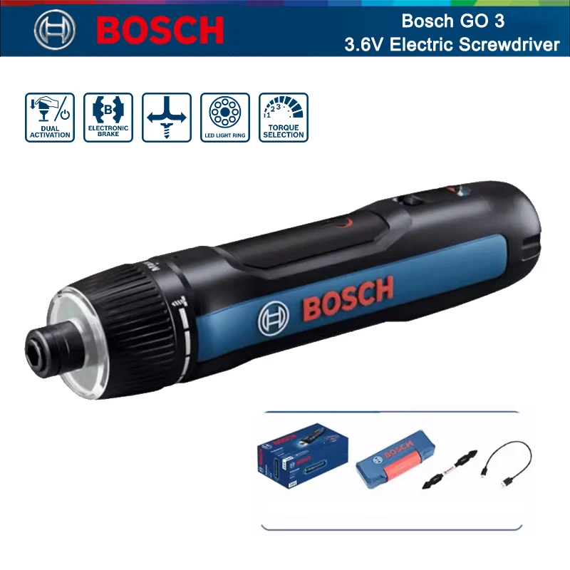 Power Tools Professional - ไขควงไฟฟ้า BOSCH Go 3 ไขควงอัจฉริยะ Bosch