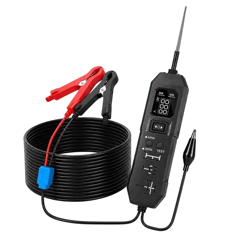 Power Tools In Automotive - เครื่องมือวินิจฉัยสำหรับวงจรไฟฟ้าขัดข้องในยานพาหนะ, เครื่องทดสอบรีเลย์ดิจิตอลสำหรับยานยนต์, อุปกรณ์ตรวจจับแหล่งจ่ายไฟ
