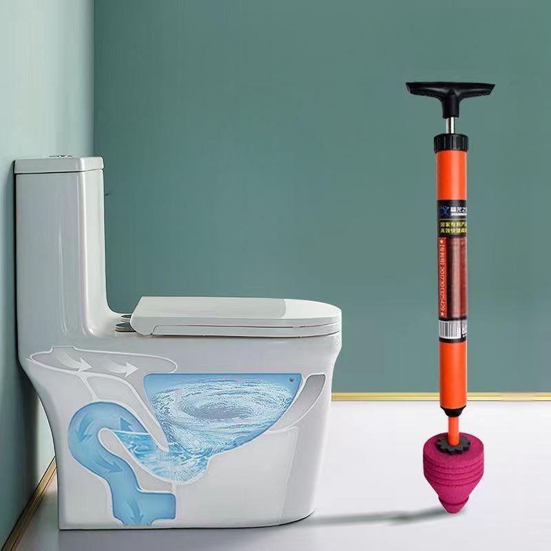 Power Tools Plumbing - ที่ปั๊มส้วมแรงดันสูง 2 ชิ้น - ด้ามจับตามหลักสรีรศาสตร์ เครื่องมือระบายน้ำทรงพลังสำหรับห้องน้ำและห้องครัว