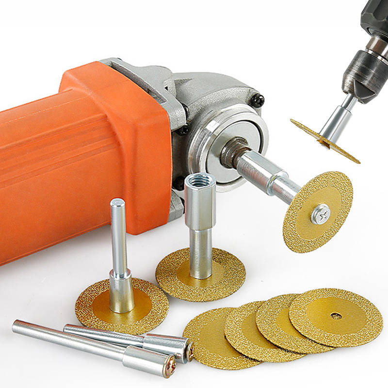 Power Tools Drill - ใบเลื่อยเพชรขนาด 40 มม. พร้อมแกนต่อ M10 สำหรับเครื่องเจียรไฟฟ้าและสว่านมือ