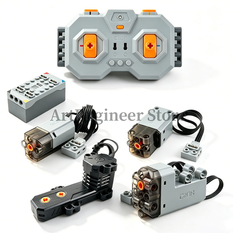 Power Tools Lego - ชุดตัวต่อ CaDA Power Functions มอเตอร์ M/L/Servo