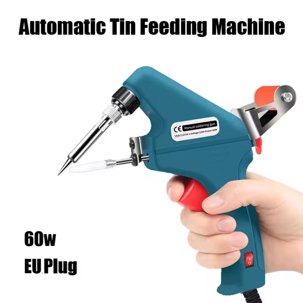 Heat Gun Variable - หัวแร้งบัดกรีปรับอุณหภูมิได้ 220V 60W ป้อนตะกั่วอัตโนมัติ แบบมือถือ ระบบทำความร้อนภายใน