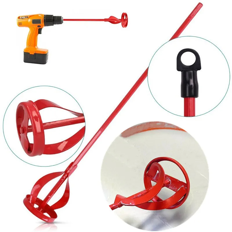 Power Tools Plumbing - ก้านผสมสีปูนฉาบหกเหลี่ยม สำหรับสว่านไฟฟ้า เครื่องผสมก่อสร้าง ปูนฉาบ ปูนซีเมนต์ ยาแนว