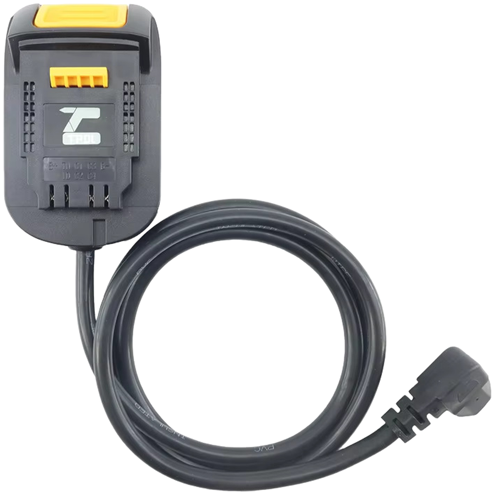 Power Tools Yellow Brand - สายแปลงอะแดปเตอร์แบตเตอรี่สีเหลือง 1.5 เมตร สำหรับเครื่องมือไฟฟ้ายี่ห้อ A แบตเตอรี่ลิเธียมไอออน