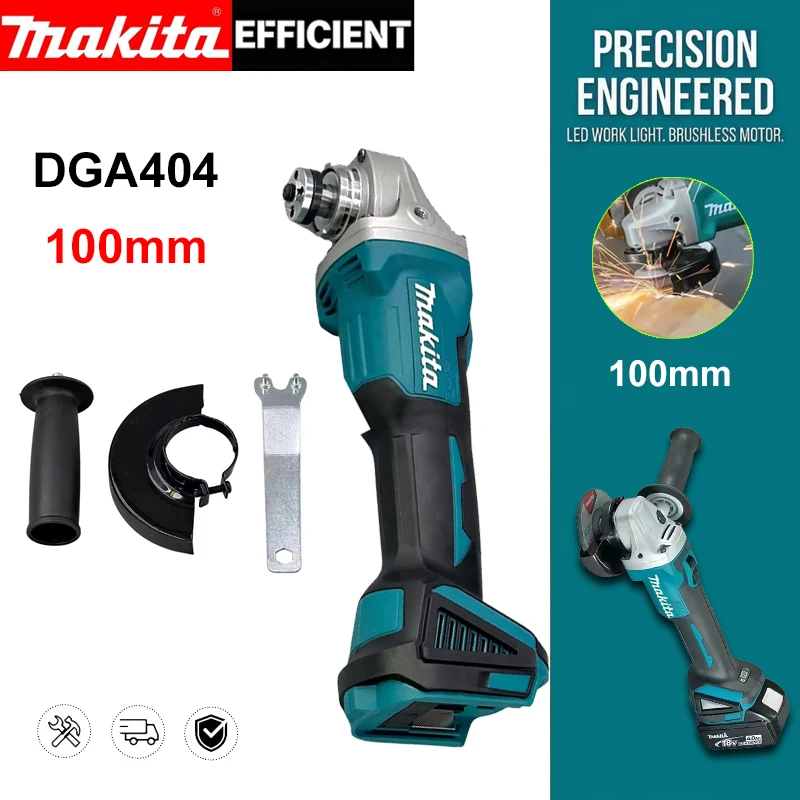 Power Tools Wood - เครื่องเจียรมุมไร้สาย Makita DGA404 18V Brushless ขนาด