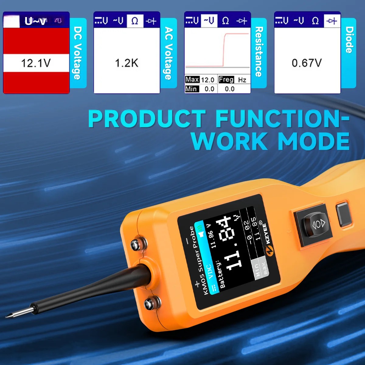 ชุดทดสอบวงจรไฟรถยนต์ KZYEE KM0 - Power Tools In Automotive บทวิจารณ์และราคา