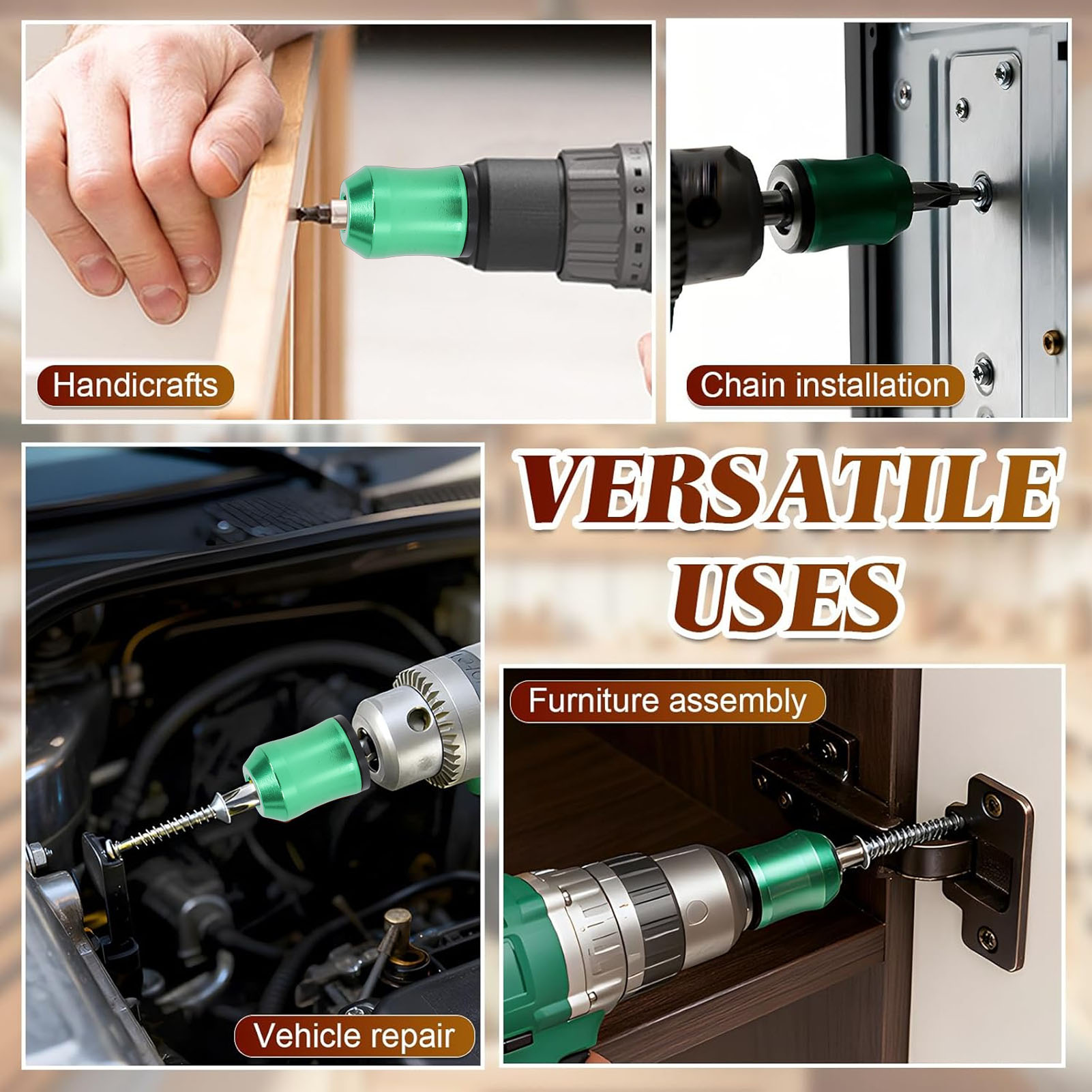 แหวนแม่เหล็กสำหรับหัวไขควง 3 ส - Power Tools Yellow Color บทวิจารณ์และราคา