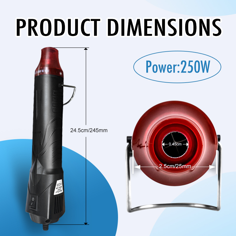 220V HOT AIR GUN บัดกรีอุณหภูม - Heat Gun Variable บทวิจารณ์และราคา