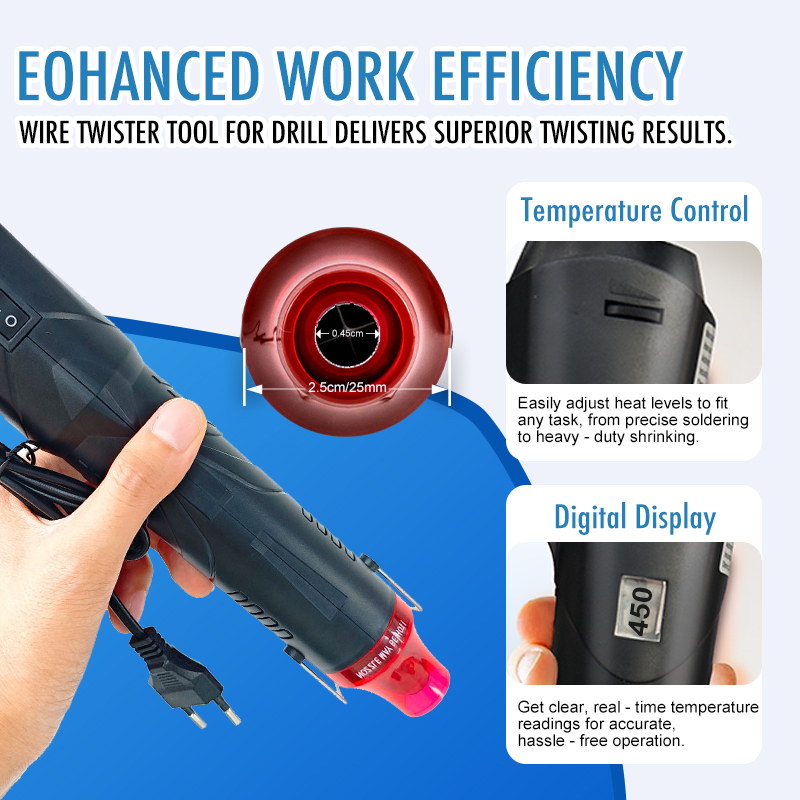 220V HOT AIR GUN บัดกรีอุณหภูม - Heat Gun Variable บทวิจารณ์และราคา