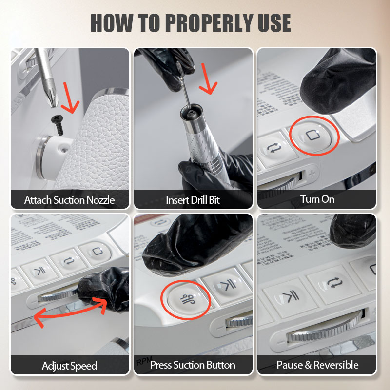 เครื่องดูดฝุ่นเล็บกำลังสูง 240 - Power Tools Drill บทวิจารณ์และราคา