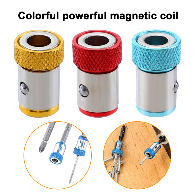 หัวจับดอกไขควงแม่เหล็กขนาด 1/4 - Power Tools Yellow Color บทวิจารณ์และราคา