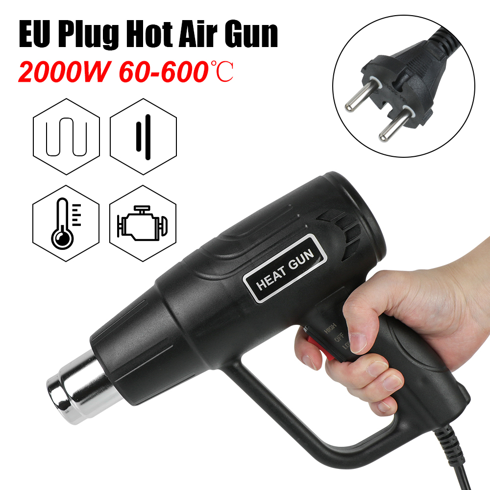 ปืนเป่าลมร้อนไฟฟ้าแบบไม่มีจอแอ - Heat Gun Variable บทวิจารณ์และราคา