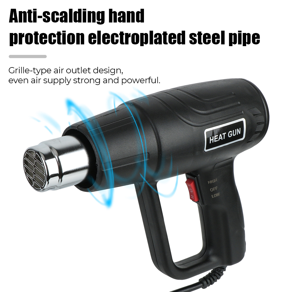 ปืนเป่าลมร้อนไฟฟ้าแบบไม่มีจอแอ - Heat Gun Variable บทวิจารณ์และราคา