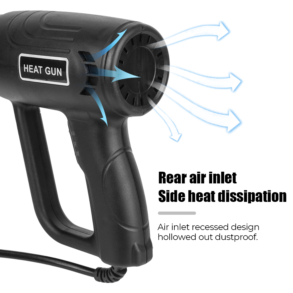 ปืนเป่าลมร้อนไฟฟ้าแบบไม่มีจอแอ - Heat Gun Variable บทวิจารณ์และราคา