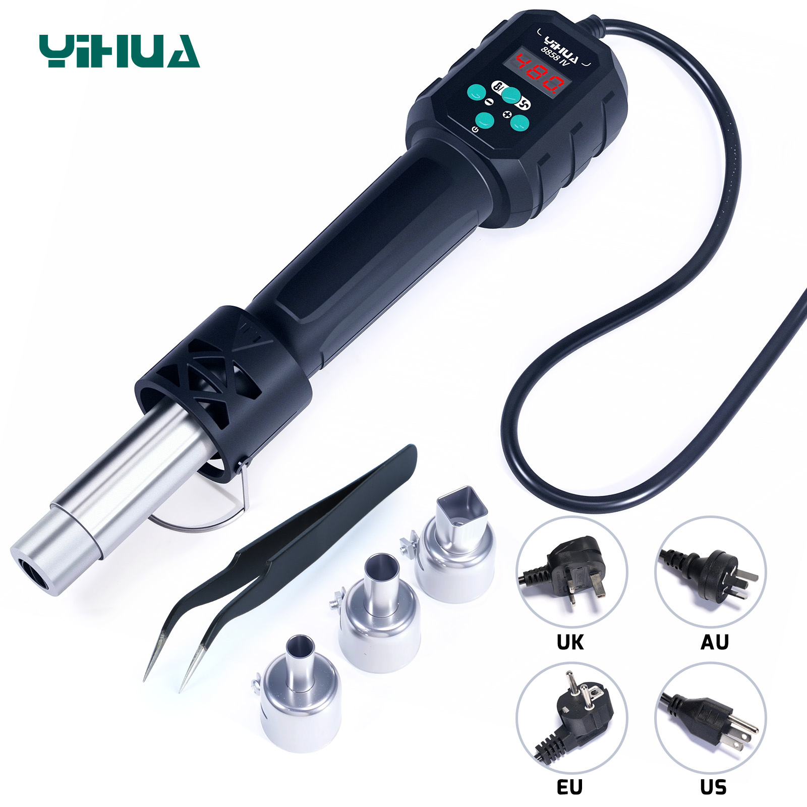 YIHUA HOT AIR GUN อุณหภูมิปรับ - Heat Gun Variable บทวิจารณ์และราคา