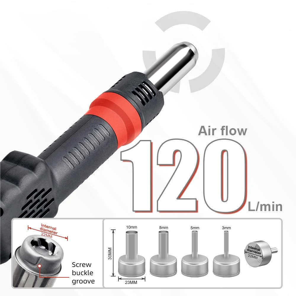 Jcd ปืนลมร้อนขนาดเล็ก8208 750ว - Heat Gun Variable บทวิจารณ์และราคา