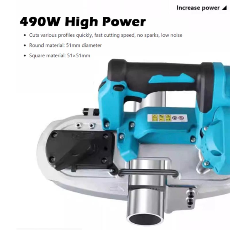 เลื่อยสายพานไร้สายแบบพกพา 490W - Power Tools Band บทวิจารณ์และราคา