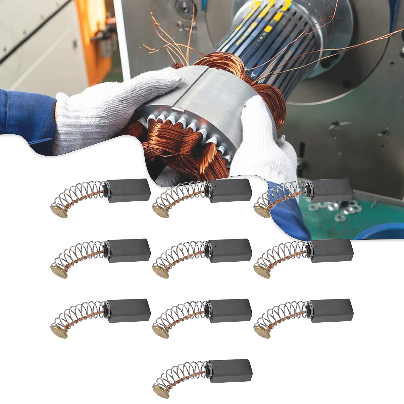 แปรงคาร์บอน 10 แพ็ค ขนาด 12 มม - Power X Tools And Machinery บทวิจารณ์และราคา