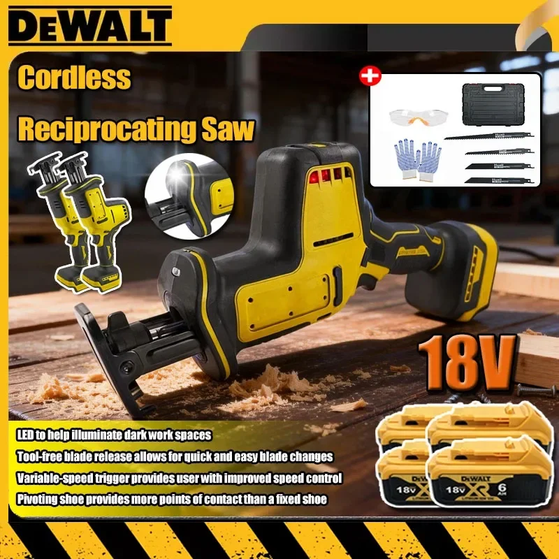 DEWALT เลื่อยลูกสูบไร้สาย ปรับ - Power Tools Wood บทวิจารณ์และราคา