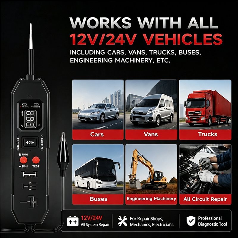 เครื่องมือวินิจฉัยสำหรับวงจรไฟ - Power Tools In Automotive บทวิจารณ์และราคา
