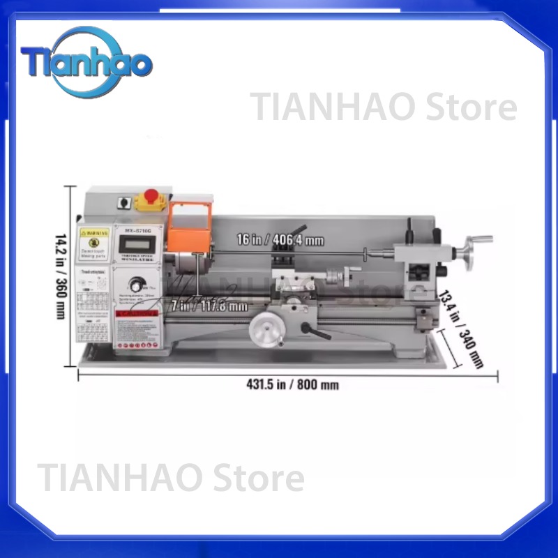 เครื่องกลึงโลหะขนาด 7'' x 16'' - Power X Tools And Machinery บทวิจารณ์และราคา