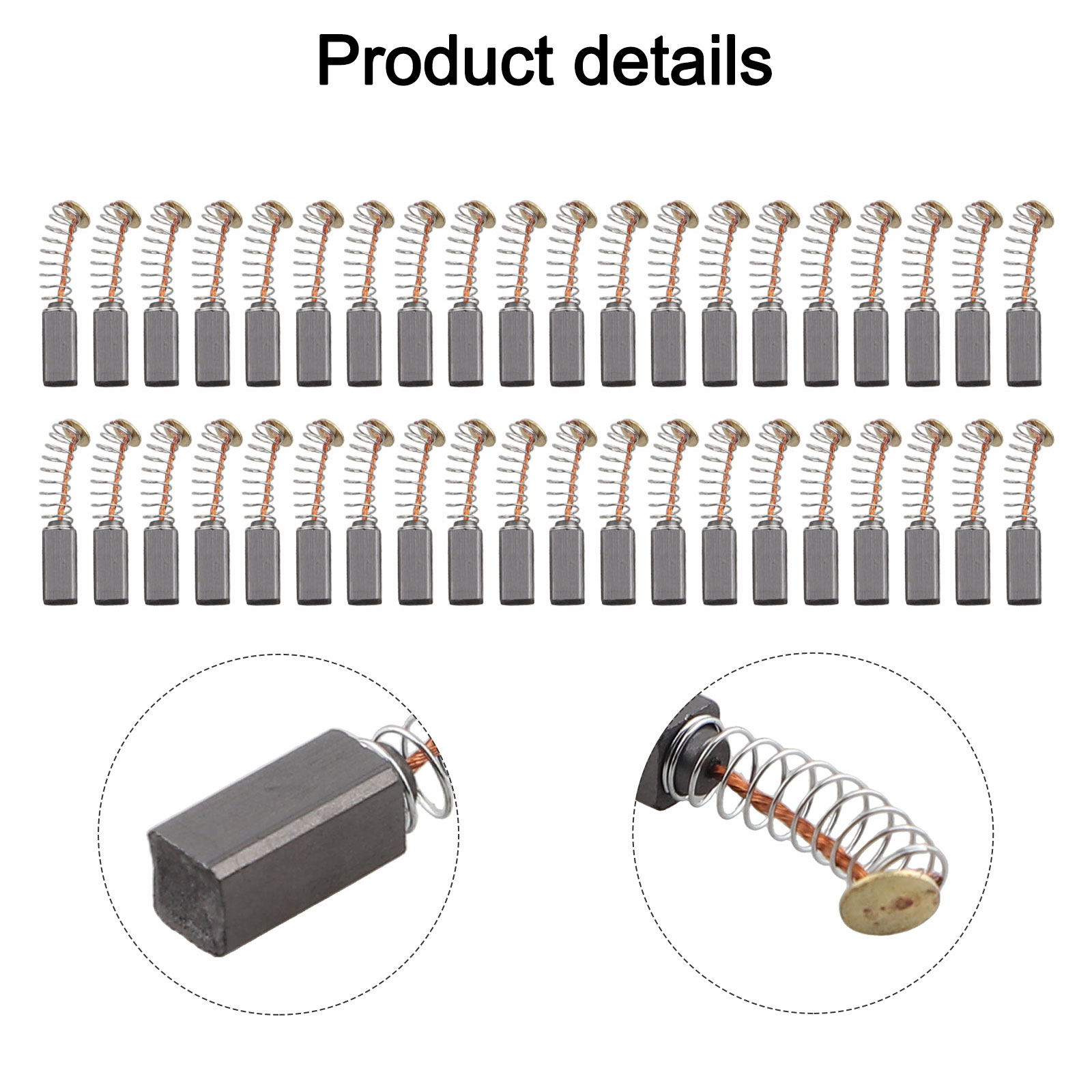 แปรงคาร์บอน 40 ชิ้น ขนาด 10 x  - Power X Tools And Machinery บทวิจารณ์และราคา