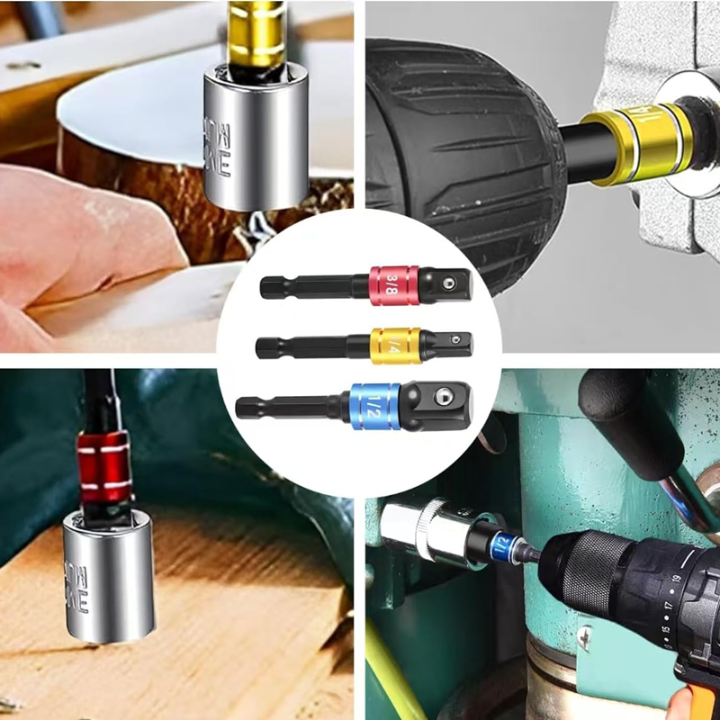 ชุดอะแดปเตอร์บล็อกกระแทก 3 ชิ้ - Cordless Drill Driver บทวิจารณ์และราคา