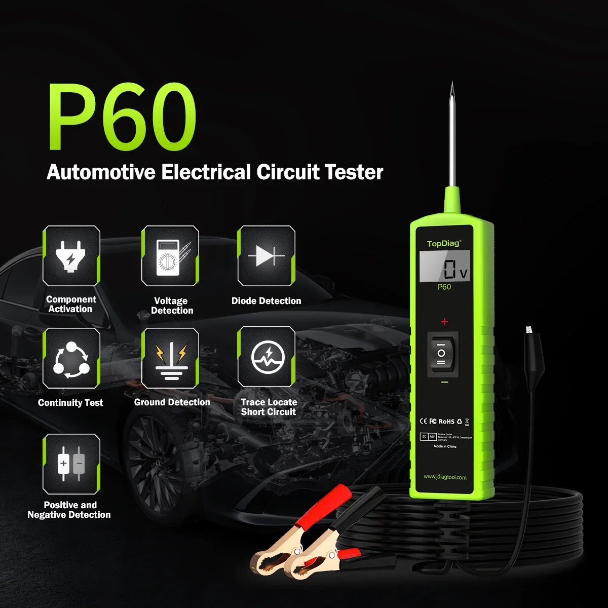 เครื่องทดสอบวงจรไฟฟ้ารถยนต์ Jd - Power Tools In Automotive บทวิจารณ์และราคา