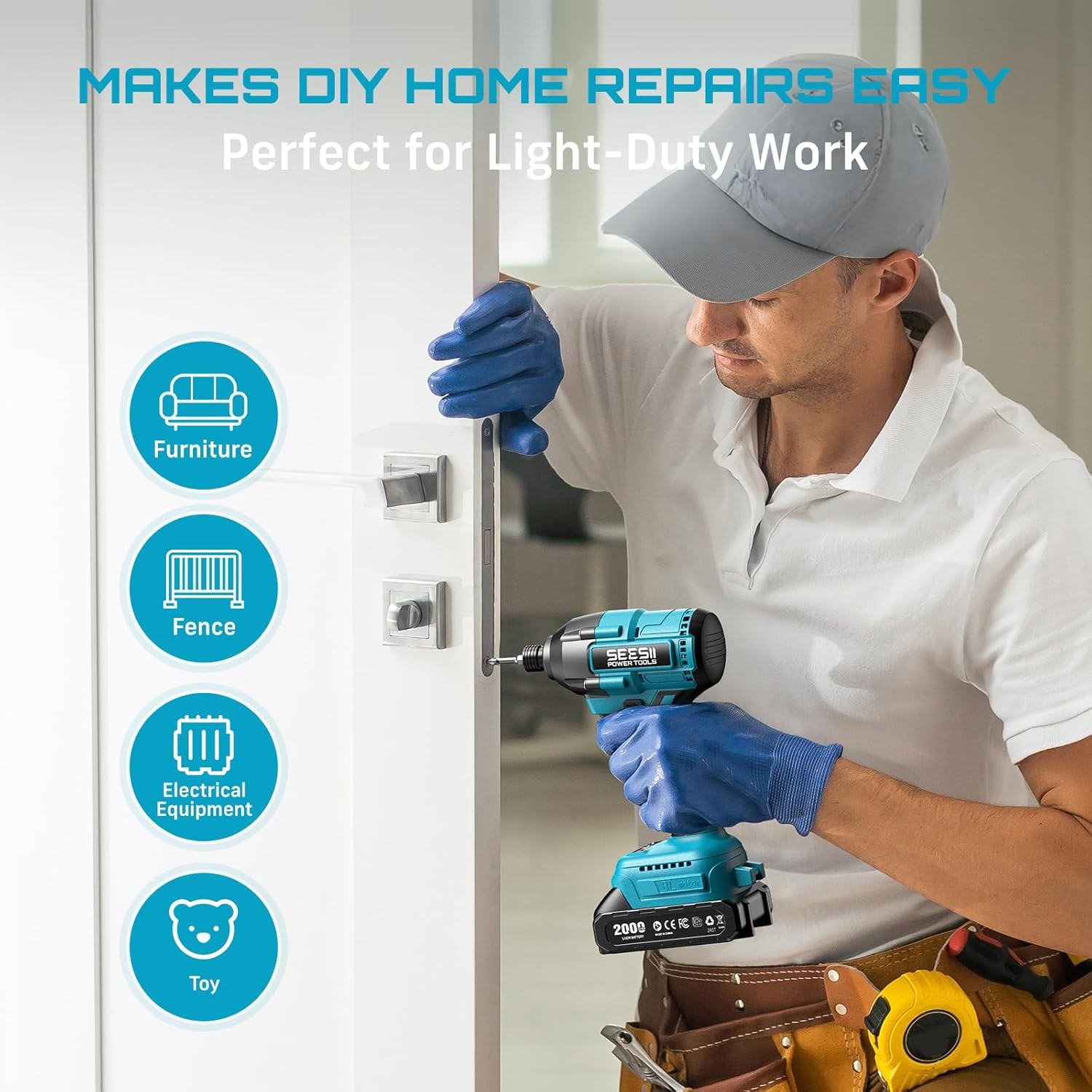 ไขควงไฟฟ้า Seesii 180N.m สว่าน - Cordless Drill Driver บทวิจารณ์และราคา