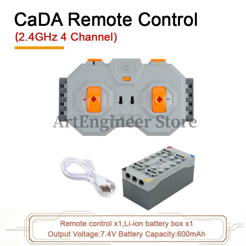 ชุดตัวต่อ CaDA Power Functions - Power Tools Lego บทวิจารณ์และราคา