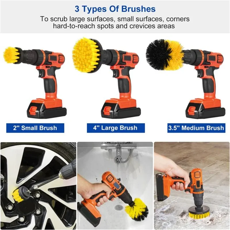 ชุดแปรงขัดทำความสะอาด 3 ชิ้น/ช - Power Tools Router บทวิจารณ์และราคา