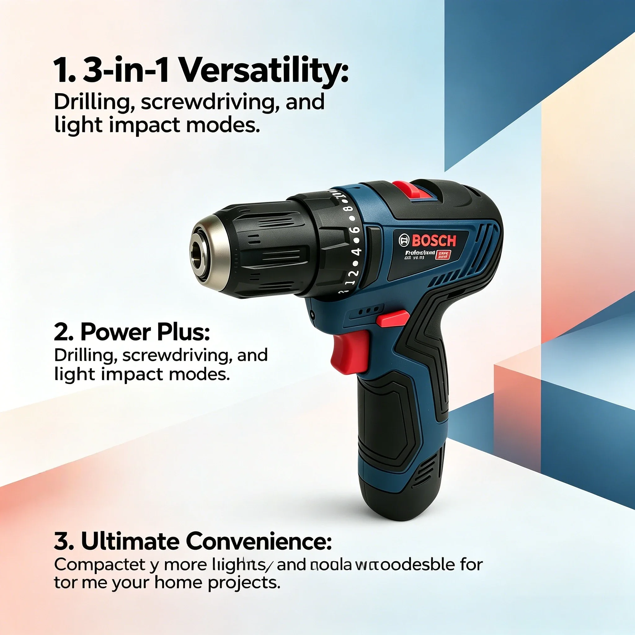 บ๊อช-GSB 12V-30 สว่านไฟฟ้าแบบม - Cordless Drill Driver บทวิจารณ์และราคา