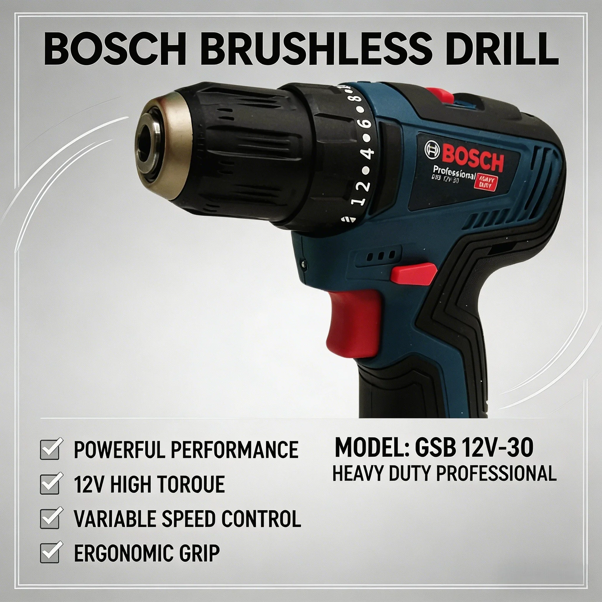 บ๊อช-GSB 12V-30 สว่านไฟฟ้าแบบม - Cordless Drill Driver บทวิจารณ์และราคา