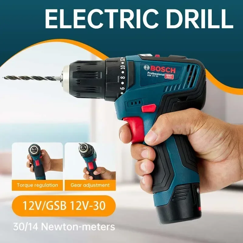 บ๊อช-GSB 12V-30 สว่านไฟฟ้าแบบม - Cordless Drill Driver บทวิจารณ์และราคา