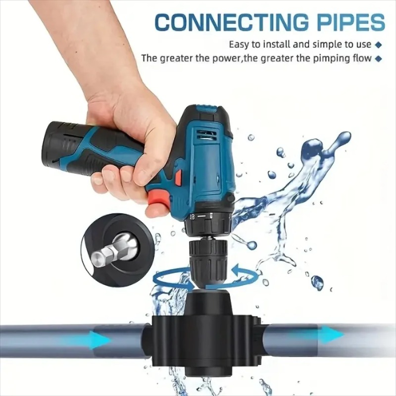 เครื่องสูบน้ำไฟฟ้าแบบพกพาปั๊มถ - Power Tools Plumbing บทวิจารณ์และราคา