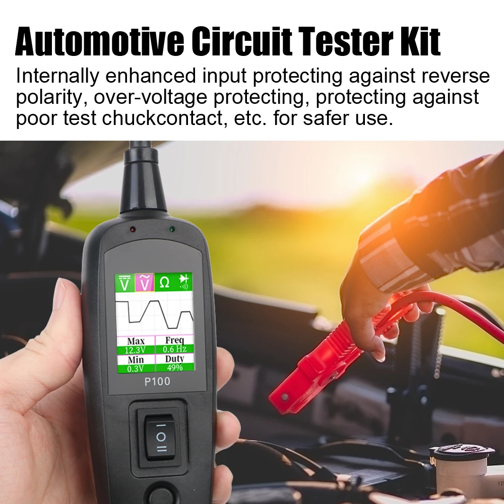 ชุดทดสอบวงจรยานยนต์ P100 12V 2 - Power Tools In Automotive บทวิจารณ์และราคา