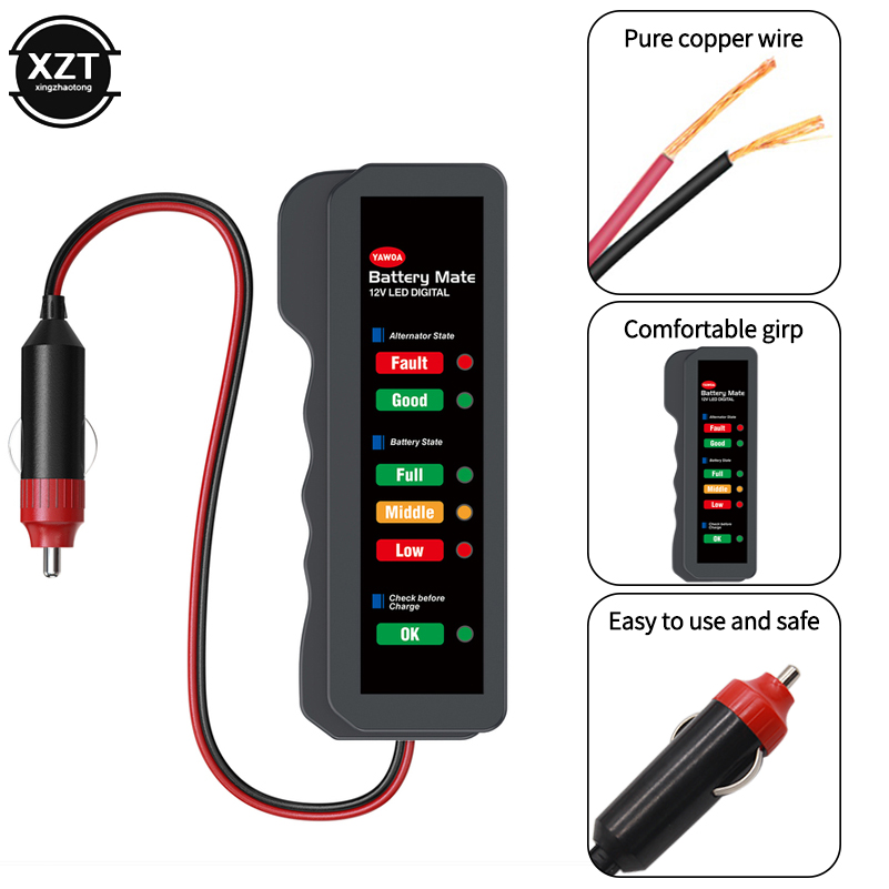 เครื่องทดสอบแบตเตอรี่รถยนต์ จอ - Power Tools In Automotive บทวิจารณ์และราคา