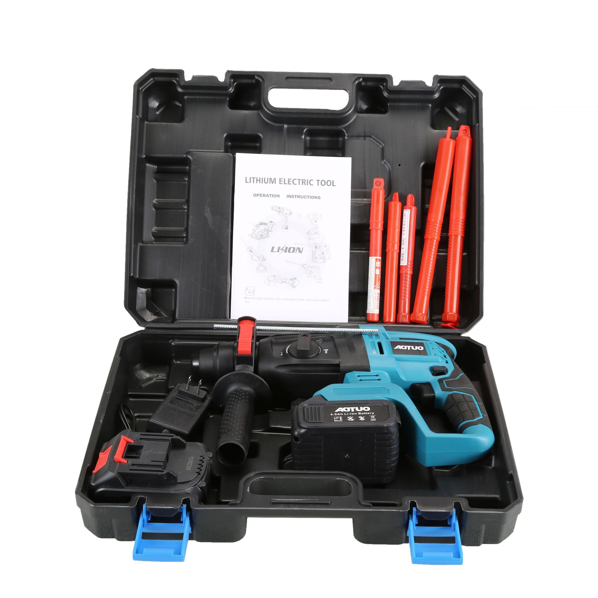 สว่านไฟฟ้าไร้สายแบบปรับความเร็ - Power Tools Drill บทวิจารณ์และราคา