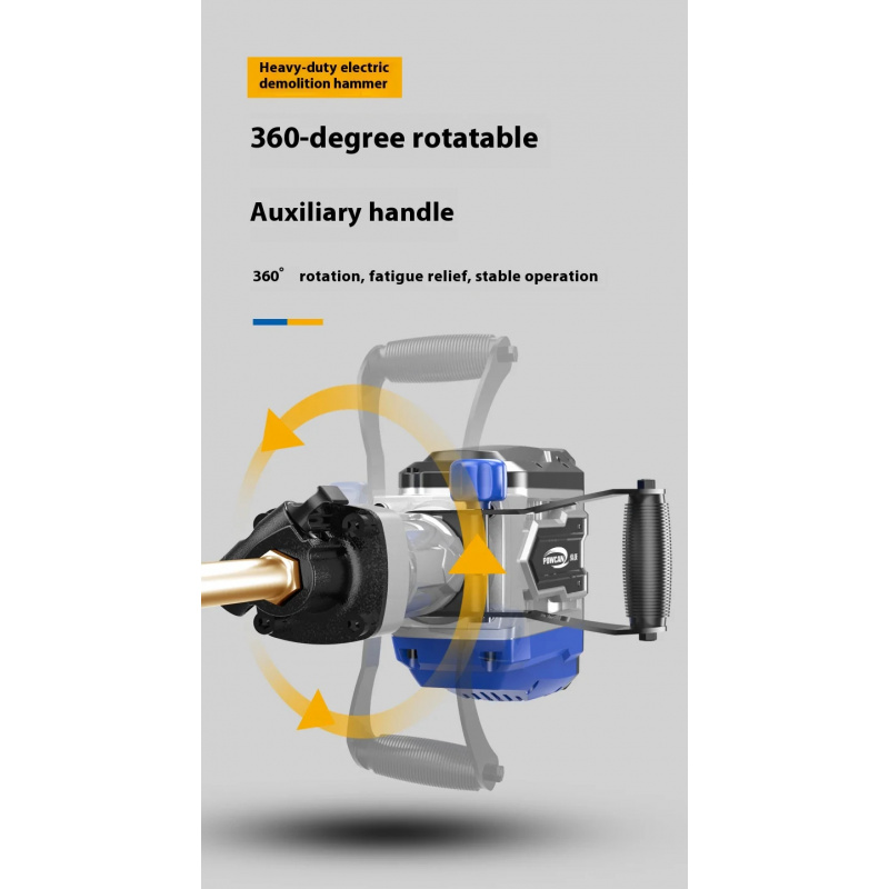 สิ่วไฟฟ้าแบบมือถือสำหรับงานหนั - Power Tools Professional บทวิจารณ์และราคา