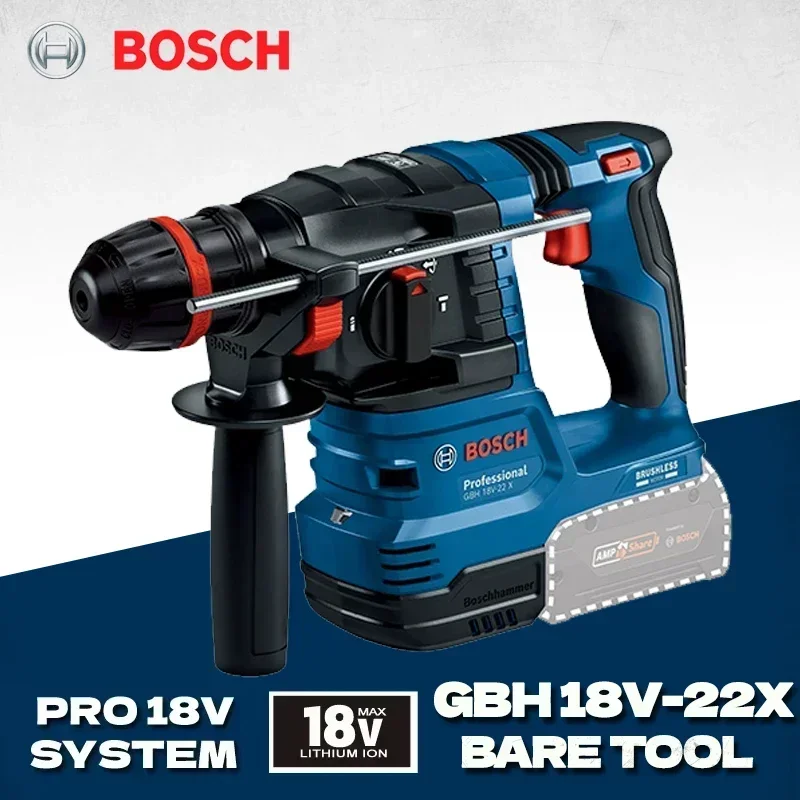 สว่านโรตารี่ Bosch GBH 18V-22X - Power Tools Router บทวิจารณ์และราคา