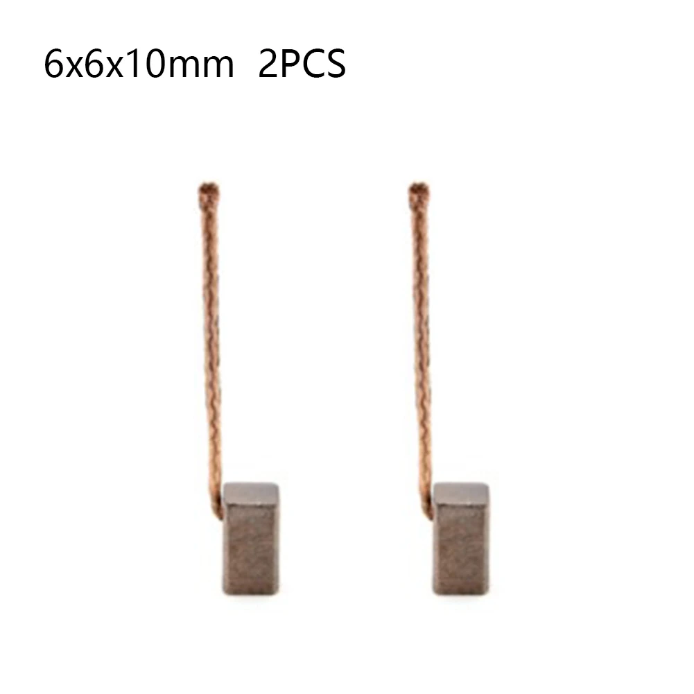 2 10 ชิ้น 6x6x10 มม. แปรงคาร์บ - Power Tools In Automotive บทวิจารณ์และราคา
